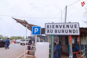 A photo showing the reopened Gatumba–Kavimvira border crossing linking Uvira in the Democratic Republic of the Congo and Gatumba in Burundi